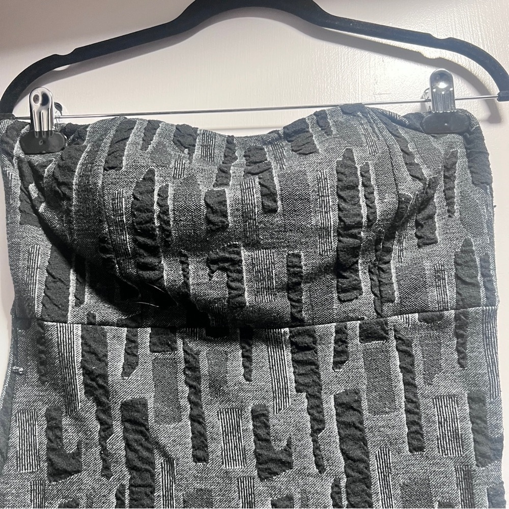 ✨Y2K Black Strapless Tube Top vintage party shirt - Picture 2 of 4